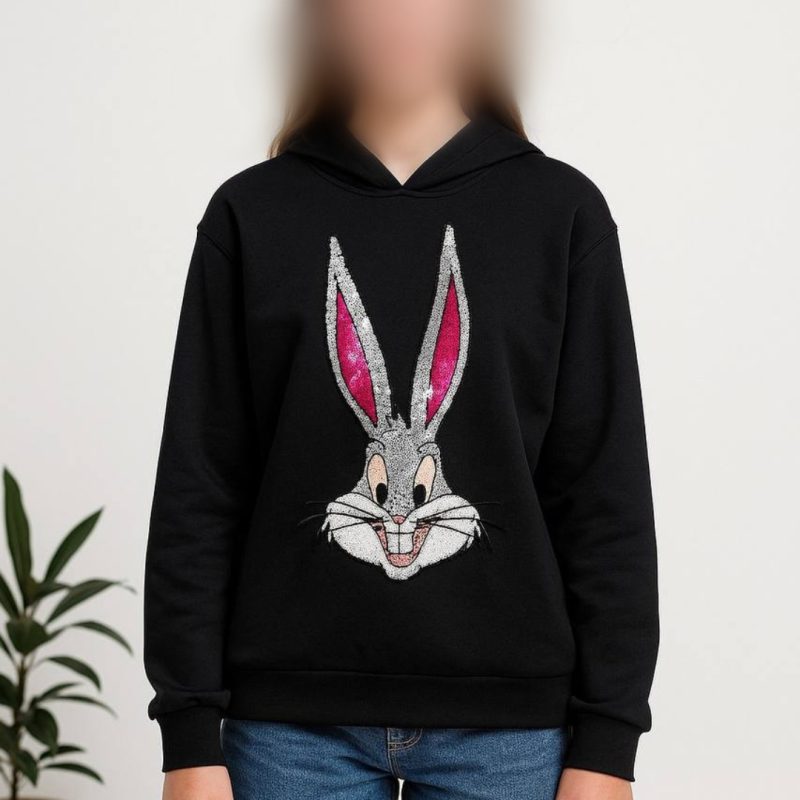 هودی کلاهدار دخترانه عمده (پک 3 عددی)