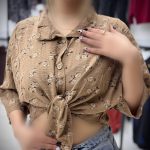 شومیز کراپ گره ای عمده (پک 4 عددی)