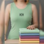 کراپ زنانه بیسیک چاپ بی نهایت عمده (پک 6 عددی)