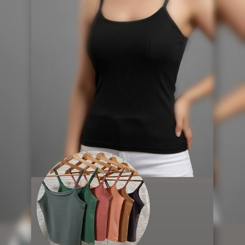 تاپ دو بند بیسیک عمده (پک 6 عددی)