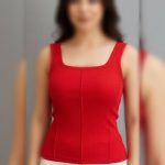 تاپ یقه خشتی جلو‌ ساسون عمده (پک 6 عددی)