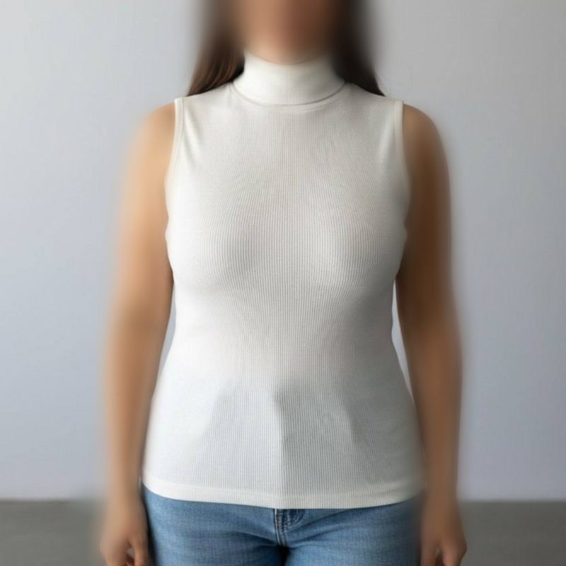 تاپ یقه اسکی بیسک نودعمده (پک 6 عددی)