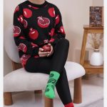 ️️بافت اناری یلدایی عمده (پک 6 عددی)