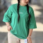 ️تیشرت باکسی چاپ alo عمده (پک 6 عددی)