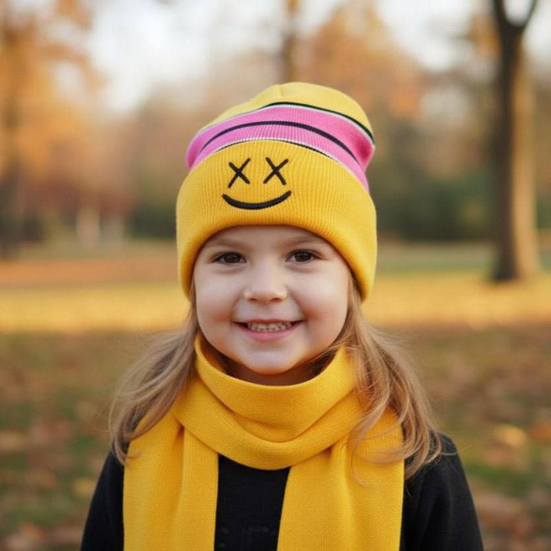 ست شال و کلاه گلدوزی میکس عمده (پک 6 عددی)