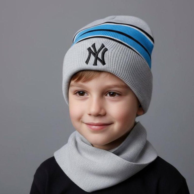 ست شال و کلاه گلدوزی میکس عمده (پک 6 عددی)