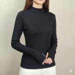 ️بلوز بیسیک یقه ۵ سانت فینگری عمده (پک 6 عددی)