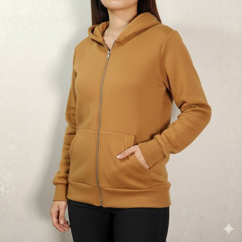 ️سوییشرت کلاهدار جلو زیپ عمده (پک 6 عددی)