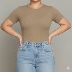 ️بادی بیسیک یقه گردعمده (پک 5 عددی)