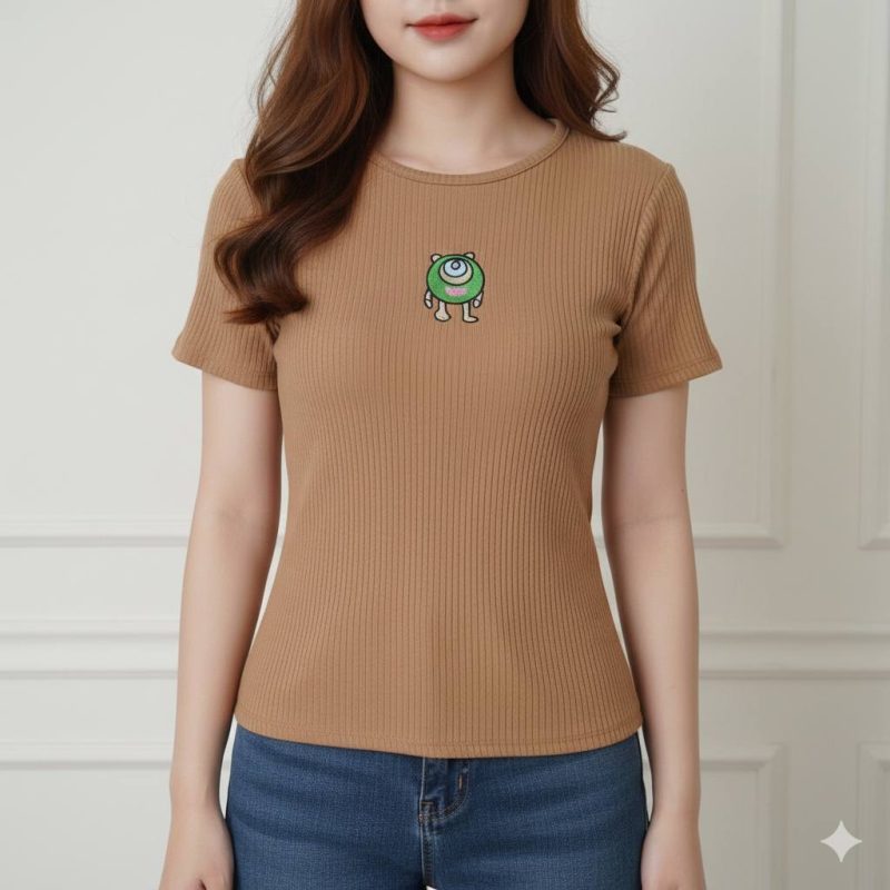 کراپ تاپ گلدوزی مایک عمده (پک 6 عددی)
