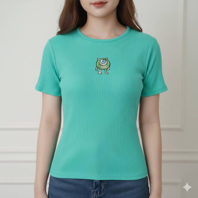 کراپ تاپ گلدوزی مایک عمده (پک 6 عددی)