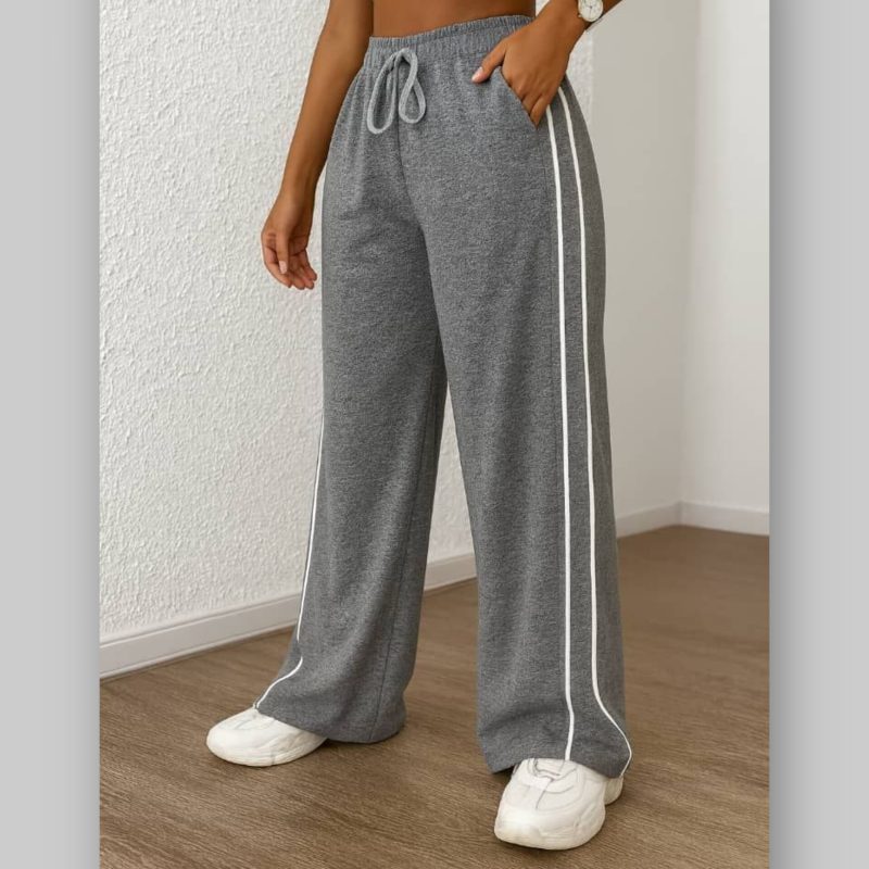 ️شلوار بگ قواره دار نواری عمده (پک 4 عددی)