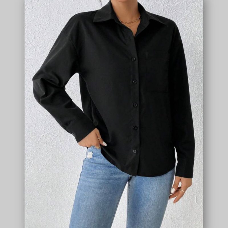 شومیز بیسیک تک جیب عمده (پک 3 عددی)