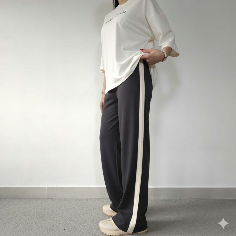 ️شلوار بگ گلکسی نوار کنفی عمده (پک 7 عددی)