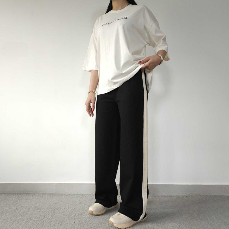 ️شلوار بگ گلکسی نوار کنفی عمده (پک 7 عددی)