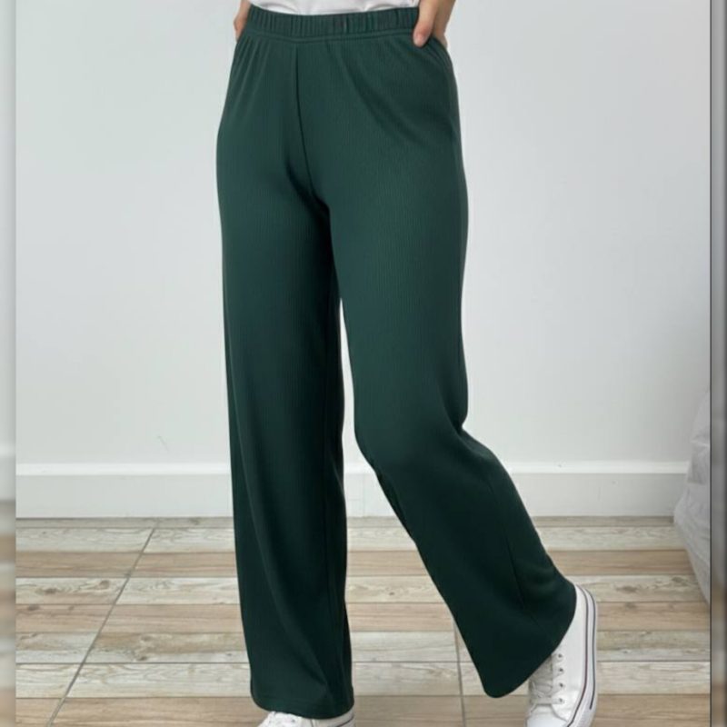 ️شلوار کمر کش راستا قواره دار عمده (پک 6 عددی)