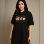 تیشرت باکسی کلاه دار chic عمده (پک 6 عددی)