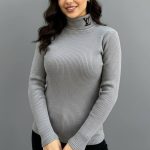 ️بلوز یقه اسکی گلدوزی LV عمده (پک 6 عددی)️