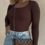 بلوز بیسیک یقه خشتی عمده (پک 6 عددی)️