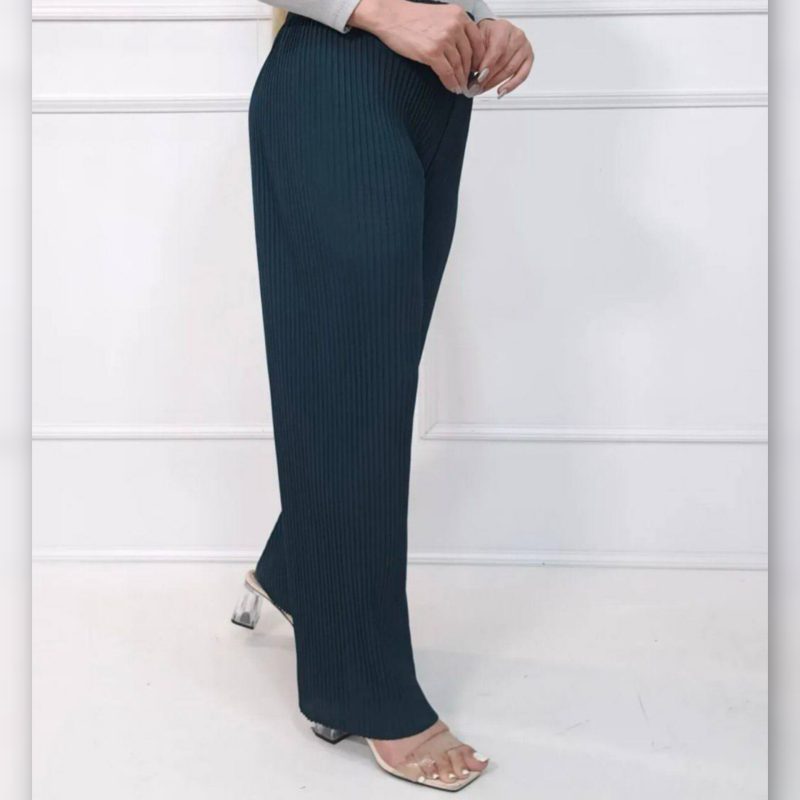 ️شلوار دامنی کمر کش ریلی عمده (پک 8 عددی)️