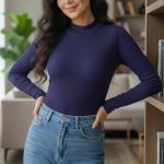 بادی بیسیک یقه ۳ سانت فینگری عمده (پک 8 عددی)️