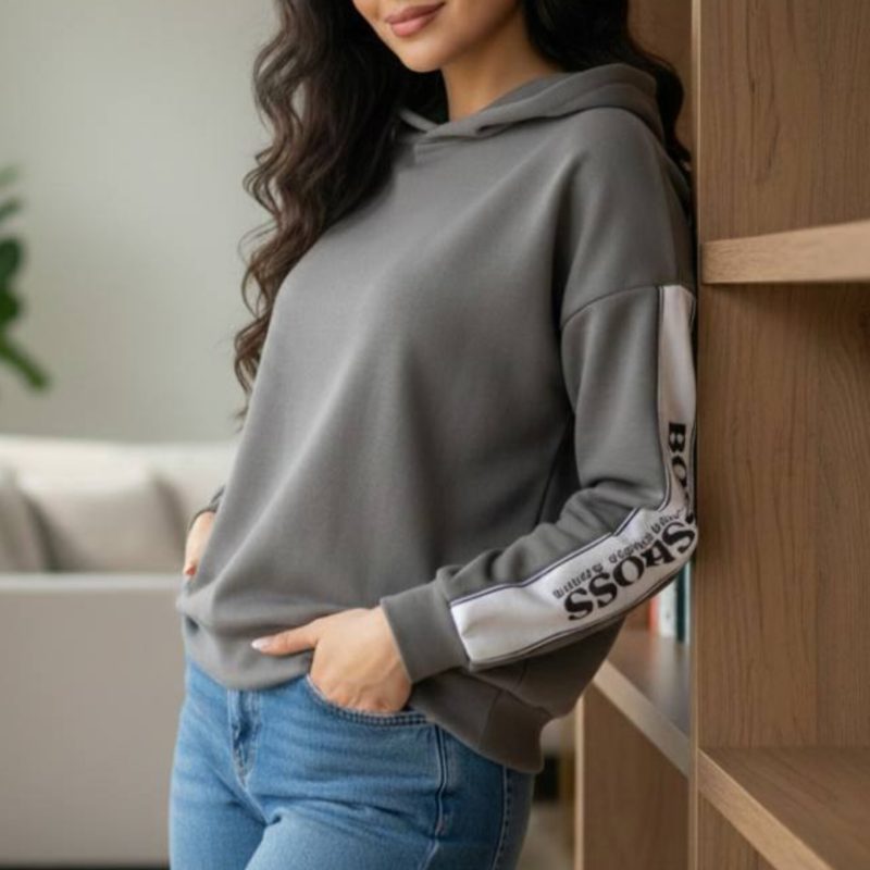 هودی آستین زیپ عمده (پک 6 عددی)️