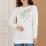 ️بلوز آستین بلند سینه گل عمده (پک 7 عددی)️