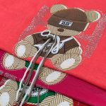 ️تیشرت لانگ لش تدی نگینی عمده (پک 6 عددی)