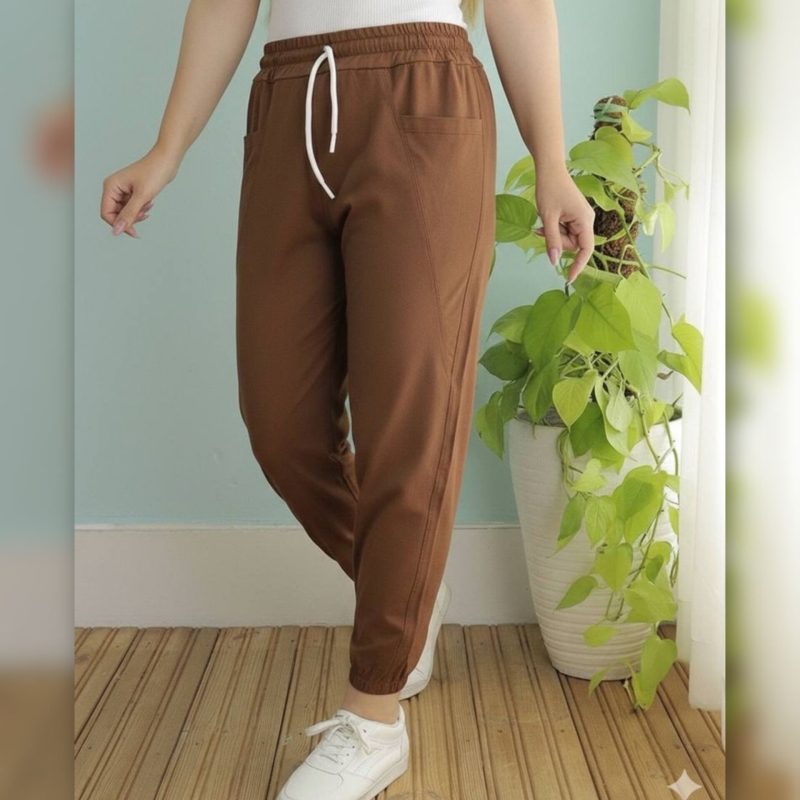 ️شلوار جاگر جیب طرح مثلثی عمده (پک 5 عددی)️