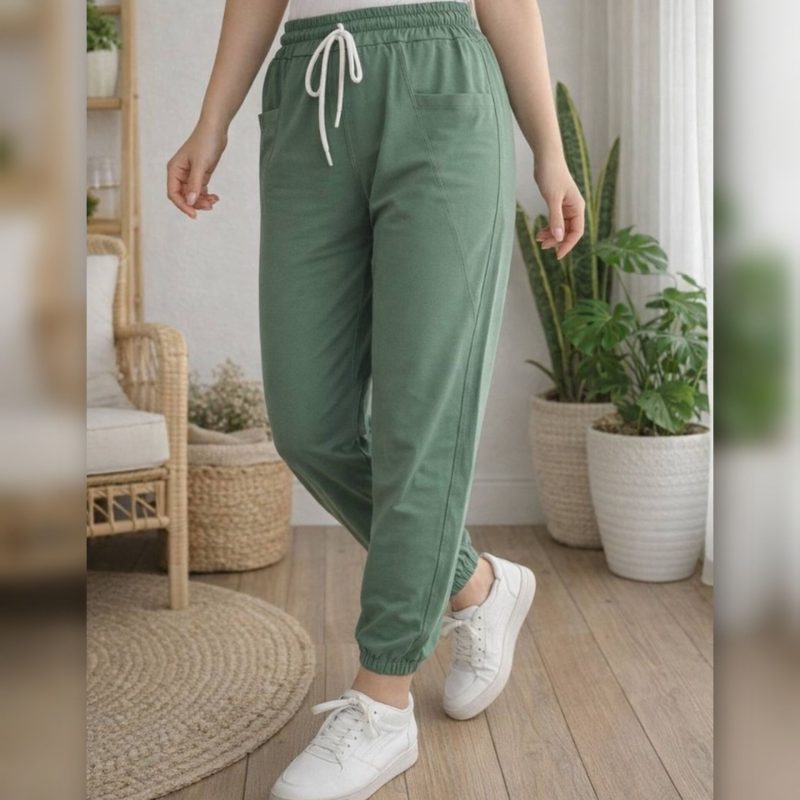 ️شلوار جاگر جیب طرح مثلثی عمده (پک 5 عددی)️