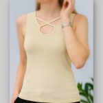 ️تاپ حلقه ای یقه اشکی عمده (پک 6 عددی)