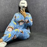 ️ست بلوز و شلوار تدی استیکری عمده (پک 6 عددی)