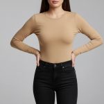 ️بادی بیسیک یقه گرد عمده (پک 6 عددی)