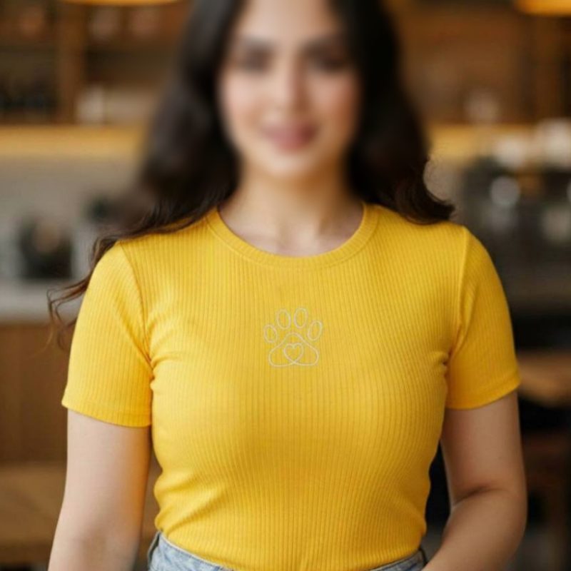 ️کراپ تاپ گلدوزی پنجه عمده (پک 6 عددی)