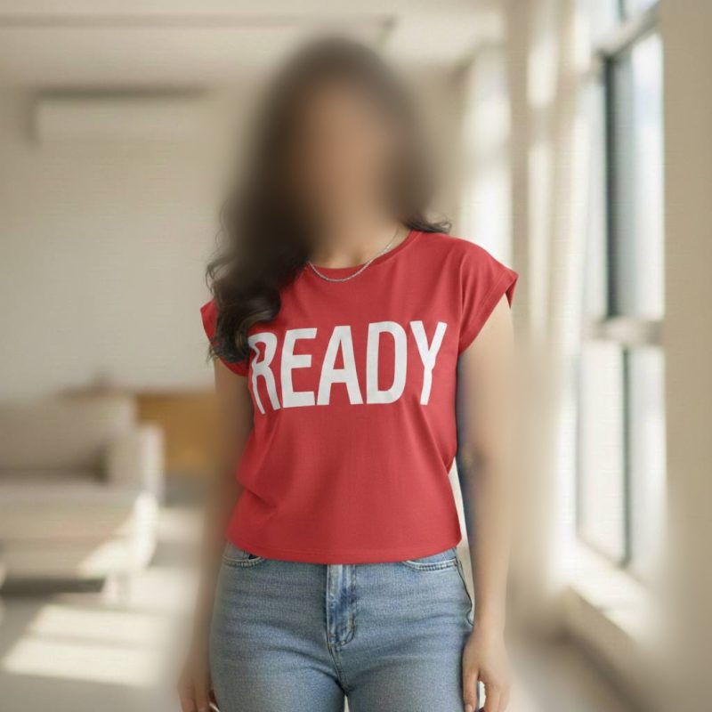 ️تیشرت استین سرخود چاپ Ready عمده (پک 6 عددی)