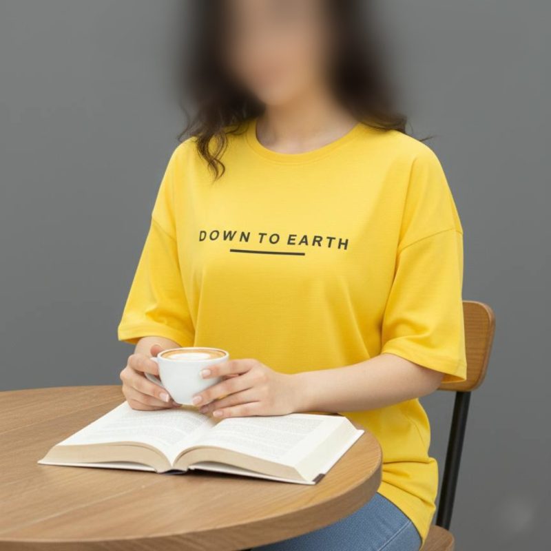 تیشرت باکسی ترک چاپ انگلیسی عمده (پک 8 عددی)