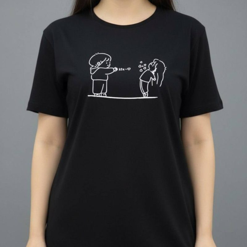 ️تیشرت ترک چاپ عروسکی عمده (پک 8 عددی)