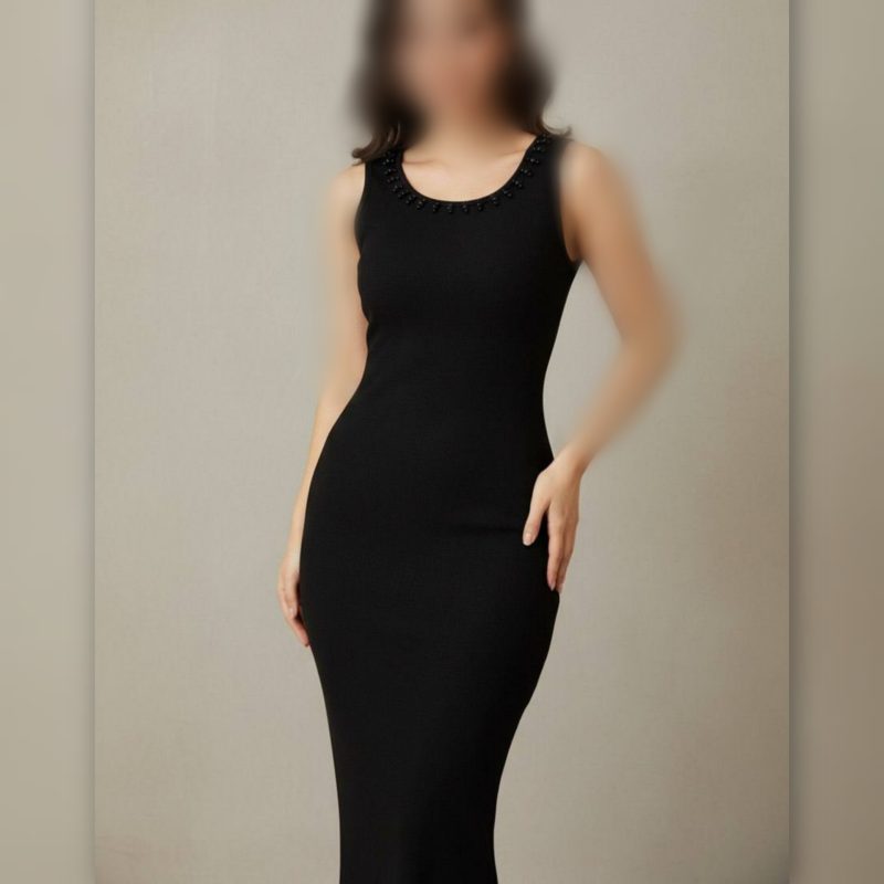 ️سارافون بلند مرواریدی عمده (پک 6 عددی)️