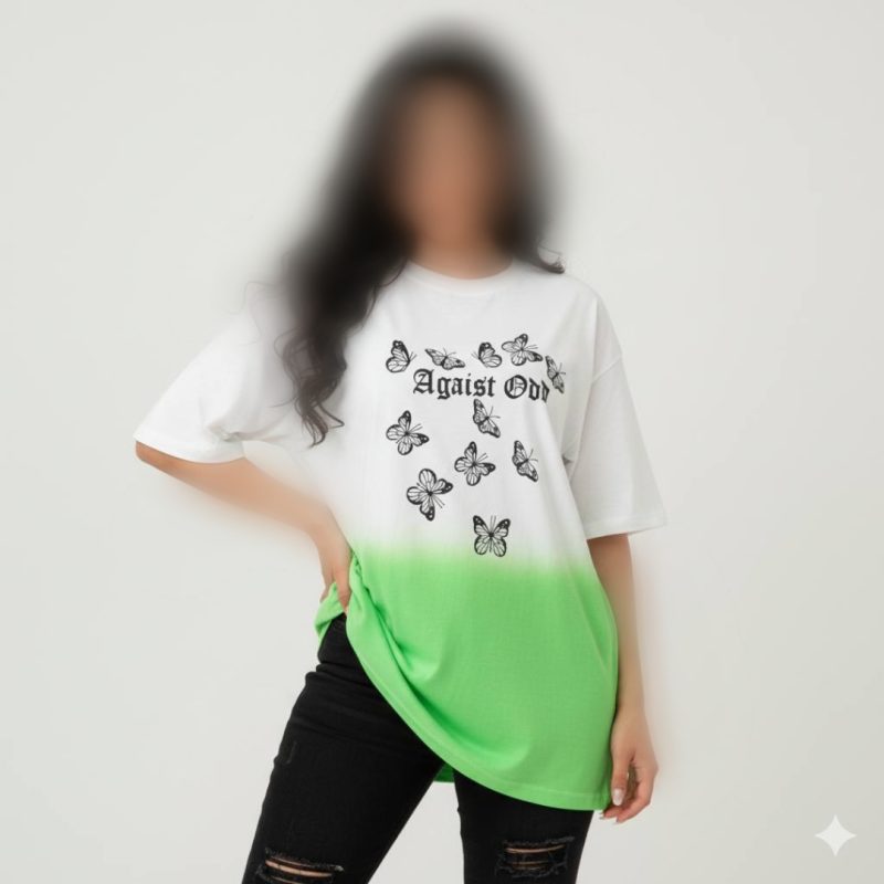 ️تونیک قواره دار چاپی عمده (پک 4 عددی)️