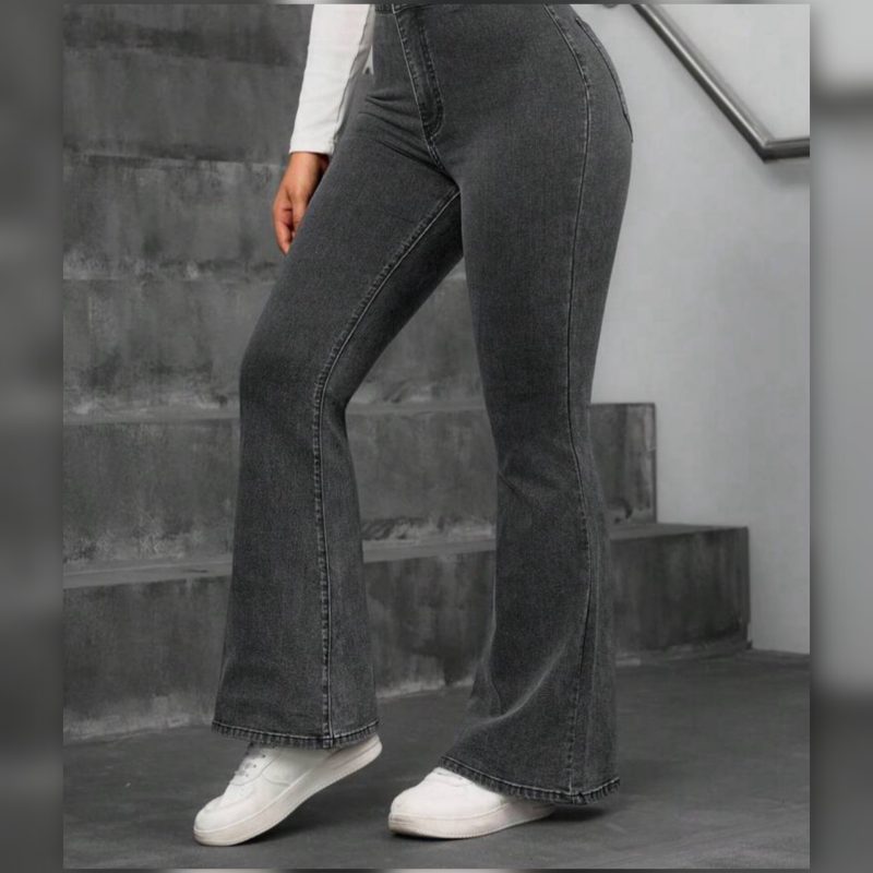 شلوار بوت‌کات سایز بزرگ عمده (پک 6 عددی)️