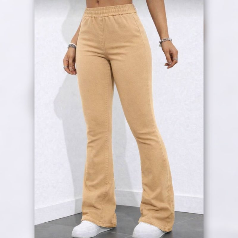 شلوار بوت‌کات سایز بزرگ عمده (پک 6 عددی)️