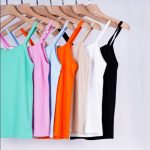 تاپ ۲ بندی رنگی عمده (پک 6 عددی)