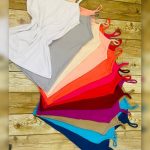 تاپ ۲ بندی رنگی عمده (پک 6 عددی)