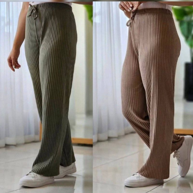 شلوار راستا قواره دار عمده (پک 7 عددی)