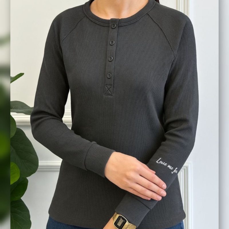 بلوز قاپک دار یقه ۴ دکمه عمده (پک 6 عددی)