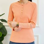 بلوز قاپک دار یقه ۴ دکمه عمده (پک 6 عددی)