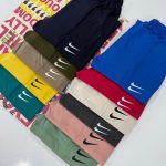 بلوزشلوار خط اتو چاپ دونایک عمده (پک 5 عددی)