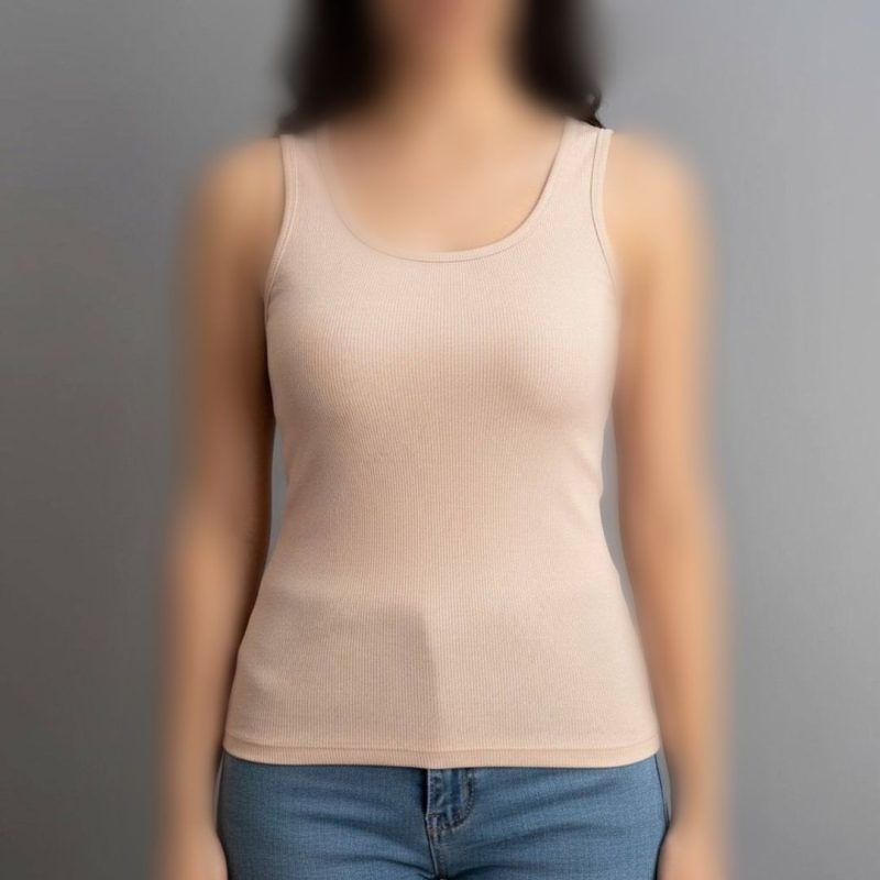 تاپ رکابی بیسیک یقه گرد عمده (پک 6 عددی)