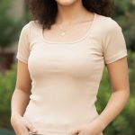 تیشرت بیسیک یقه خشتی عمده (پک 5 عددی)