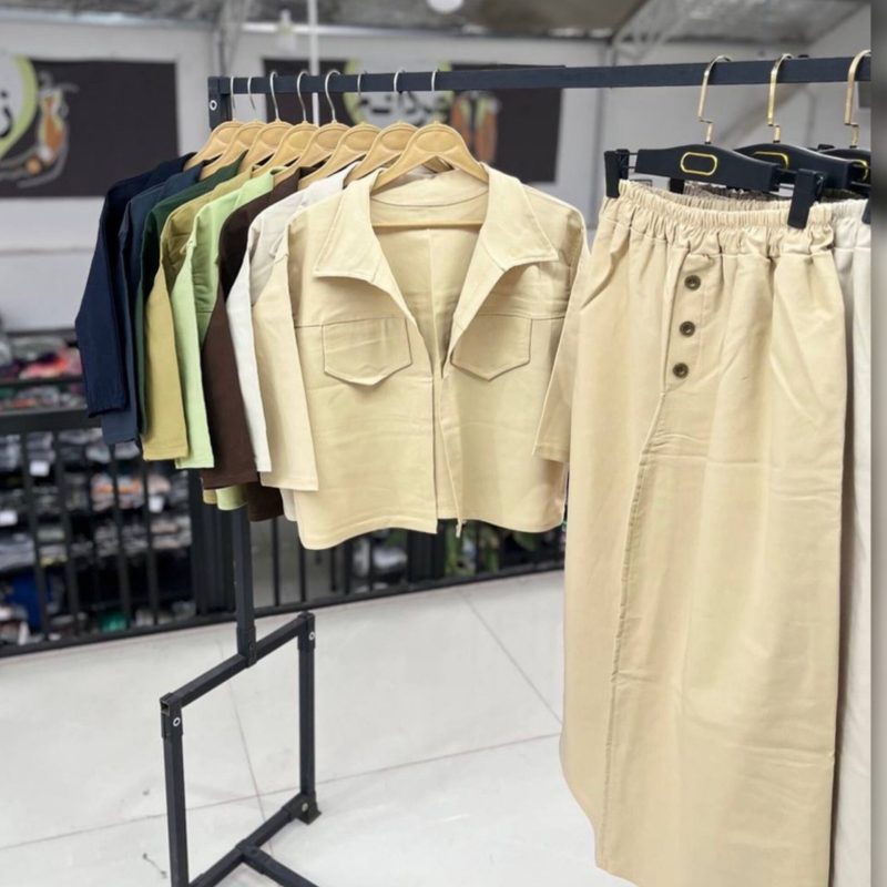 ست کت و دامن آرمیس عمده (پک 4 عددی)